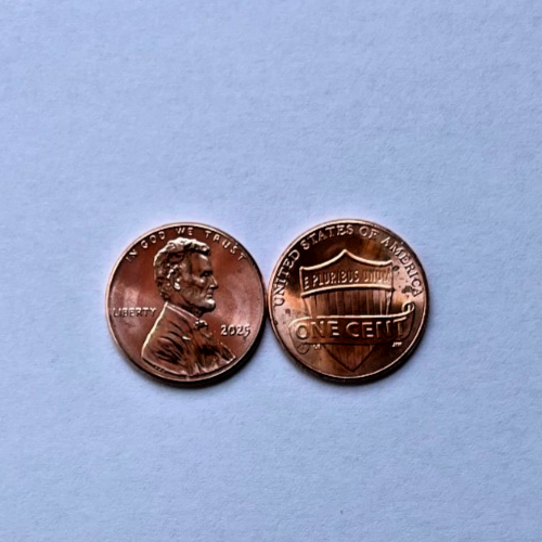 2025 P & D Abraham Lincoln Shield Cent 2-Coin Set – Brilliant Uncirculated, Ready To Ship