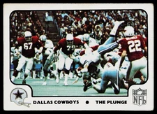 1977 Fleer Team Action Set-Break #33 The Plunge , VG (small crease), (HUCK'S)