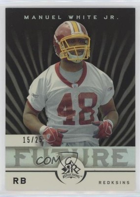 2005 Upper Deck Reflections Future Black 15/25 Manuel White #204 Rookie RC g2x
