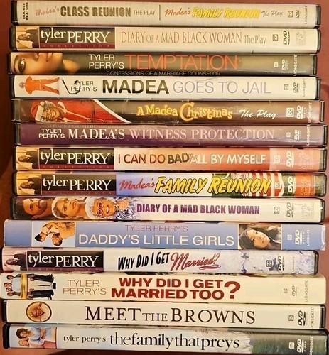 Tyler Perry Movies (15 DVD Lot) Madea Family Reunion, Married, Family FREE SHIP! - 第 1/2 張圖片