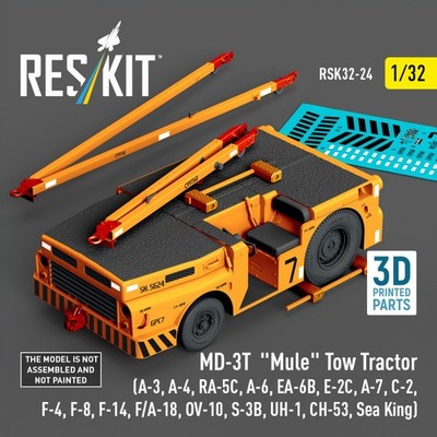 MD-3T Mule Tow Tractor (3D Printed model kit) / 1:32