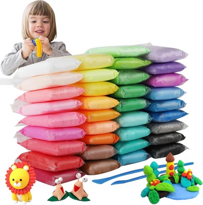 36 Colors Polymer Clay, Modeling Clay for Kids DIY Starter Kits, 36 Color 