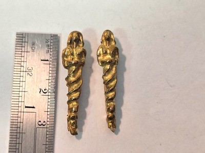 Ship Model Fittings Parts Gilt metal Pillar Column Female Hull Decor 32mm x 7mm