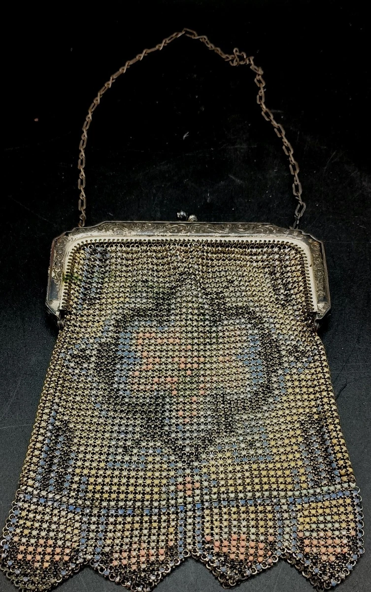 25+ Whiting & Davis Mesh Blue Vintage Bags, Handbags & Cases for