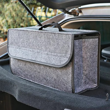 Large Car Trunk Organizer Anti Slip Felt Storage Box Boot Cargo Tool Organizer B