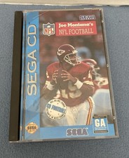 Joe Montana's NFL Football (Sega CD) Disc & Manual good.  No Reg card. Case OK
