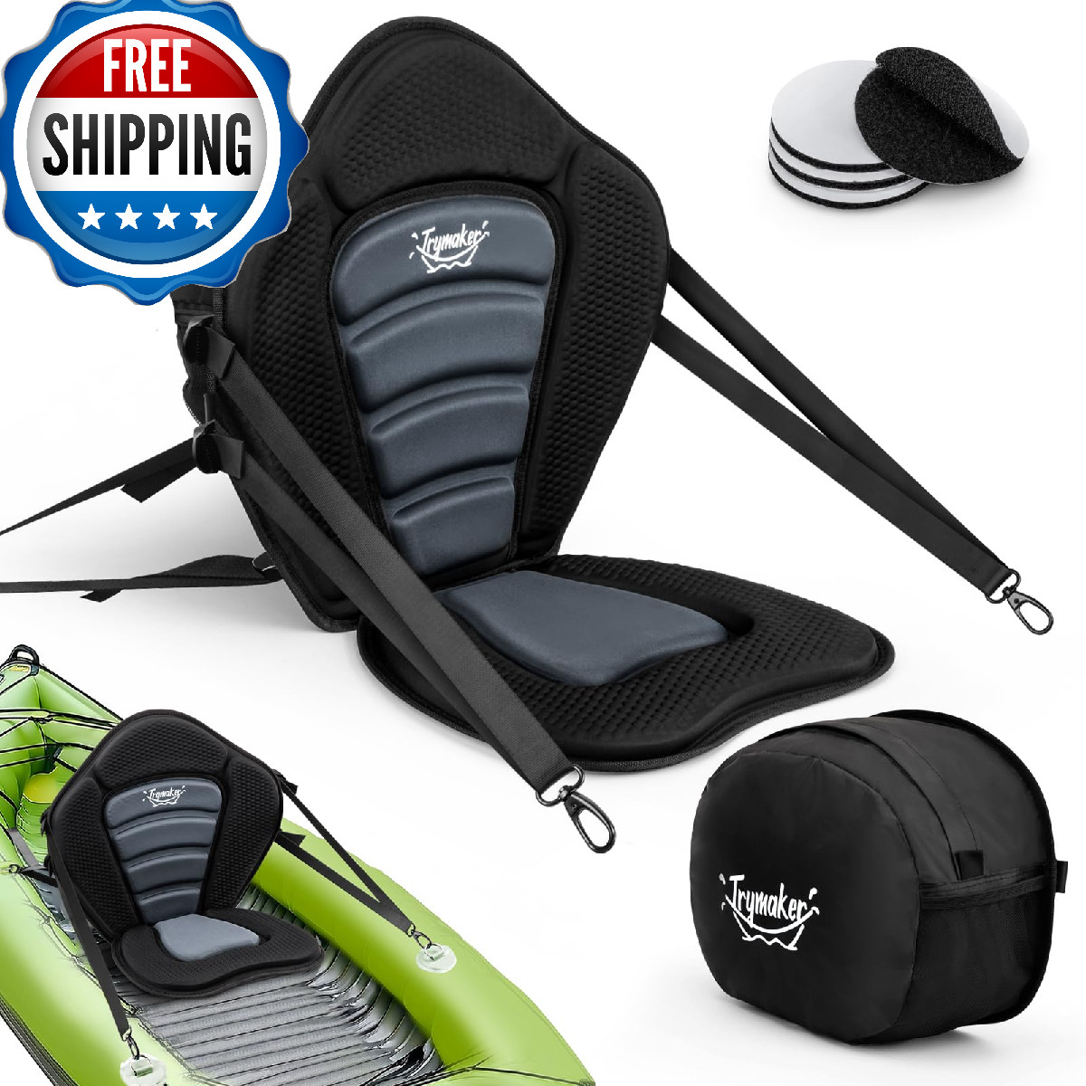 Seats With Back Support For Sit On Top, Universal Paddle Boa