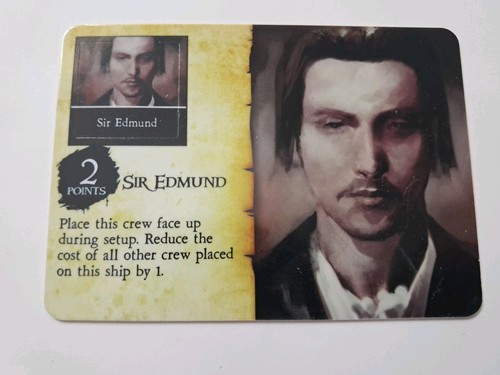 Pirates CSG Fire and Steel # 082 Sir Edmund Cursed Crew Unpunched Card WizKids - Picture 3 of 3