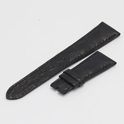 Genuine Patek Philippe 20mm Black Men's Watch Strap, AOY 2000000, NSK