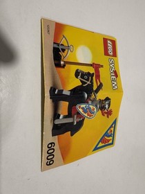 Lego 6009 Castle Black Knight, Systeme 1992, Complete With Box & Instructions