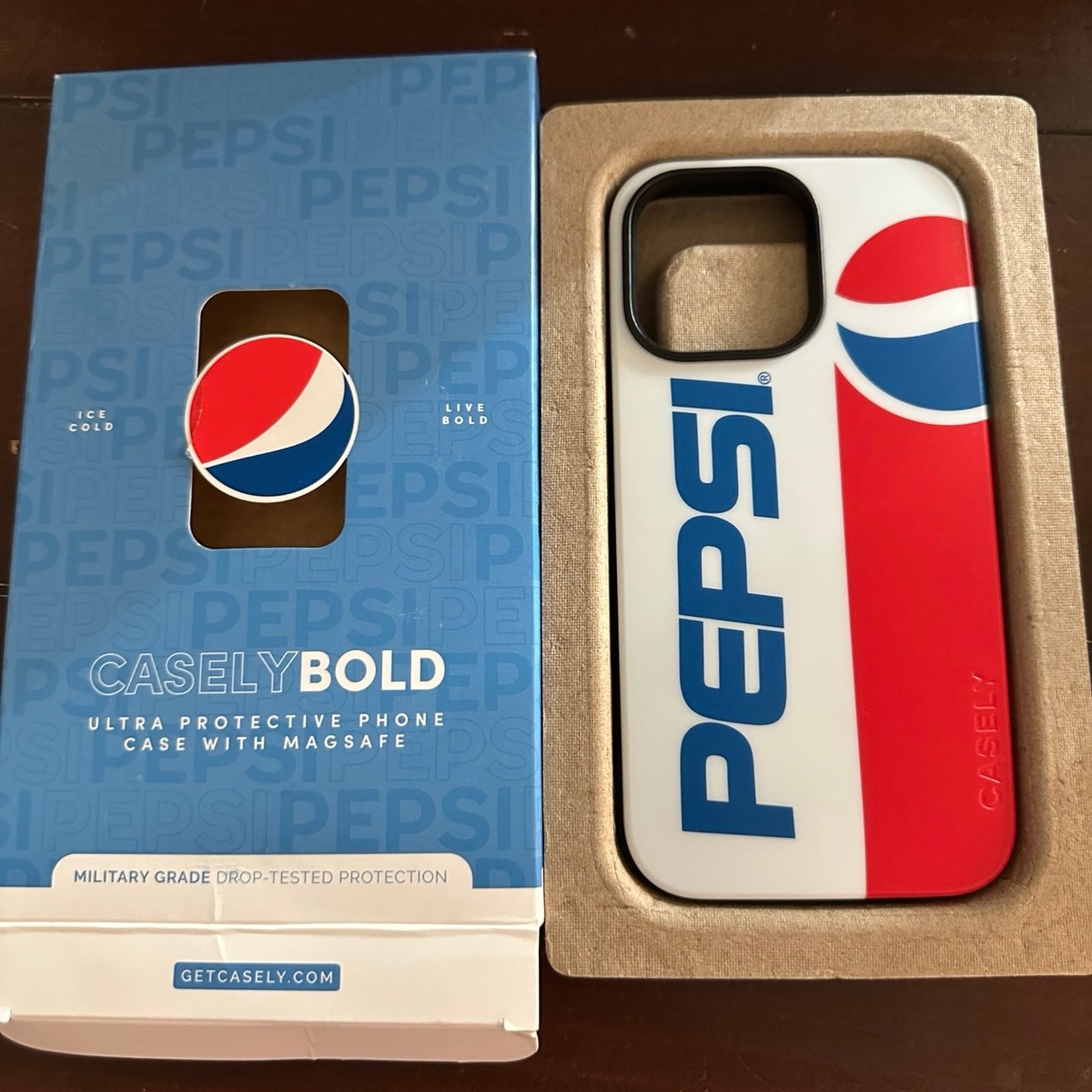 Casely Pepsi iPhone 14 Max Case - Trendy & Protective-image