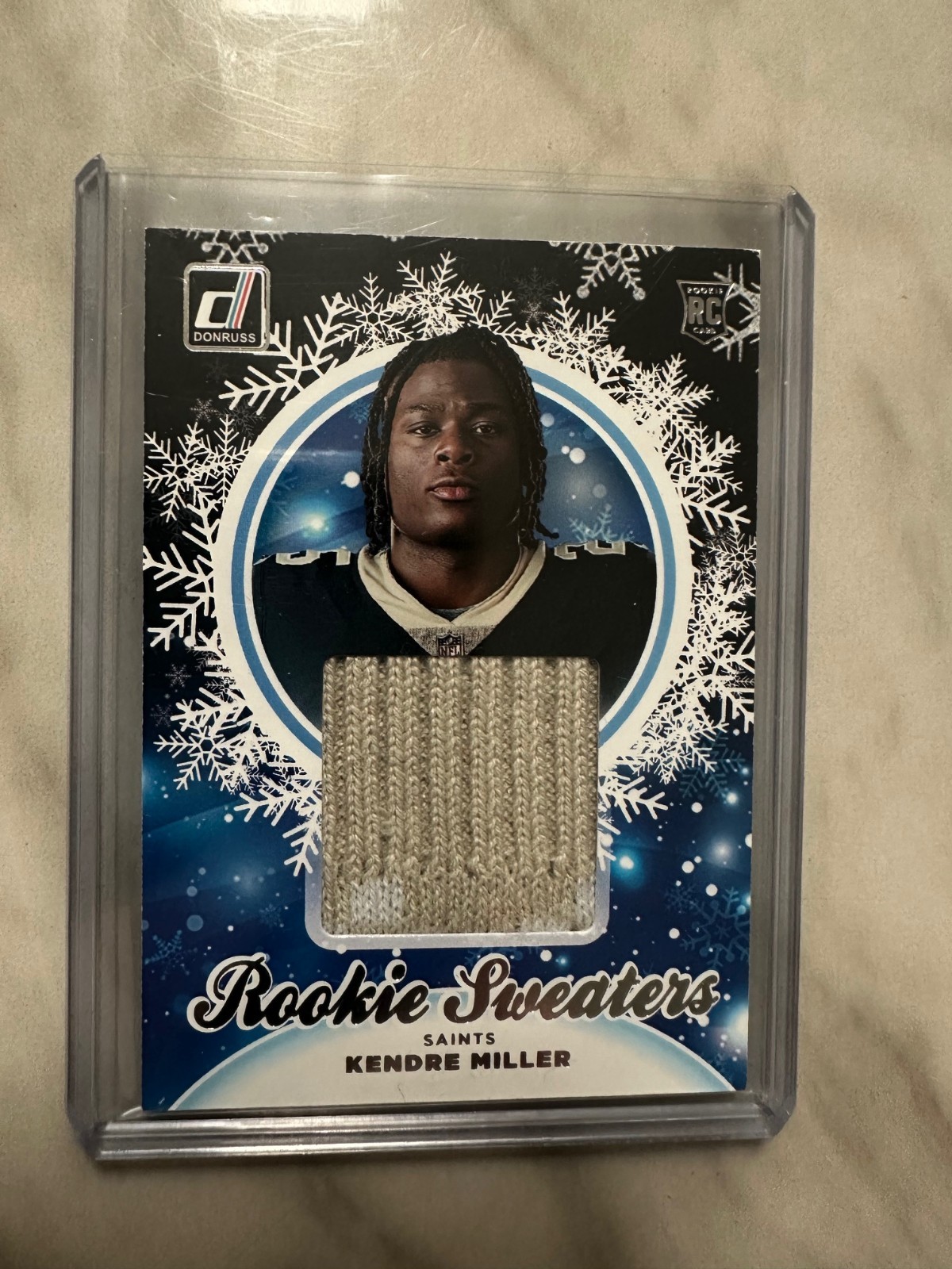 Kendre Miller Donruss Rookie Holiday Sweater #HSKMI Base