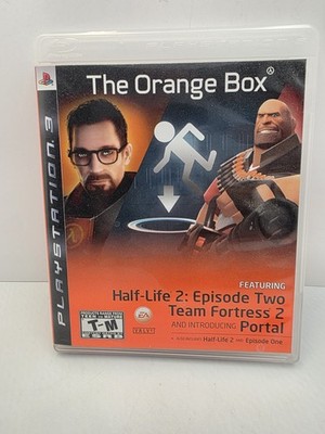 The Orange Box PS3 PlayStation 3 Complete CIB Half-Life 2 Portal Team Fortress 2