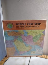 Around the World Map Series Middle East 550Piece Puzzle Damaged Box