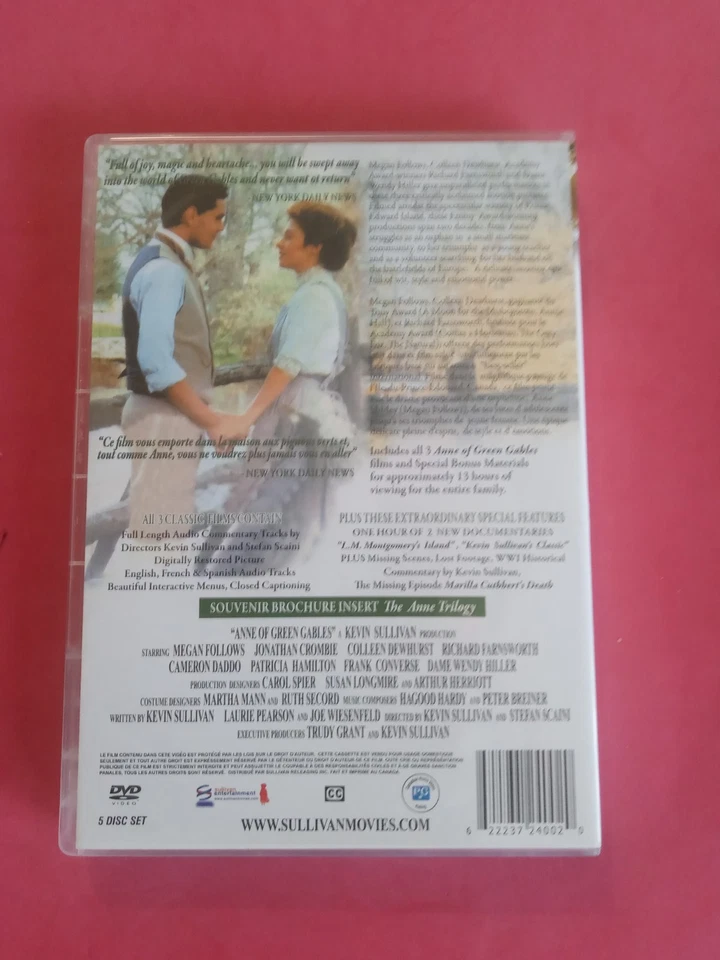 Ann of green gables five-disc collectors edition dvd 1985 - Image 2 of 3