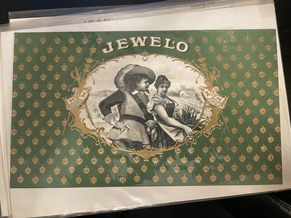 Etiquetas litográficas vintage para caja de cigarros - Lote de 6 marcas diferentes Foto 4 de 4