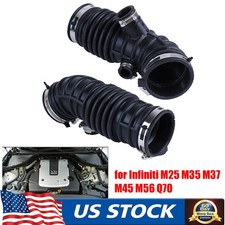 2pcs Engine Air Intake Hose For Infiniti M25 M37 M56 Q70 16576-1ma0a 16576-1ma0b 2pcs Engine Air Intake Hose For Infiniti M25 M37 M56 Q70 16576-1ma0a 16576-1ma0b