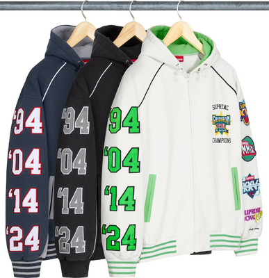 Supreme Playoffs Zip Up Hooded Sweatshirt 3colors 25SS | eBay UK