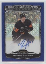 2022-23 O-Pee-Chee Platinum Rookie Blue Traxx Ronnie Attard #R-RA Auto 0nr3