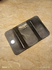 Leather Key chain Luxury Black Key Ring 6 Key Holder Case