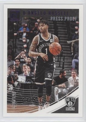 2018-19 Panini Donruss Press Proof Purple 130/199 D'Angelo Russell #116 fm0