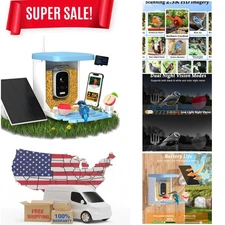Bird Feeder with Camera, AI Bird Identification, 2.5K HD Live Video, Solar Power