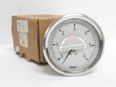 232634 New-No Box; Wika 213.53 4 Pressure Gauge 9023321; 0-100PSI; Liquid Fill