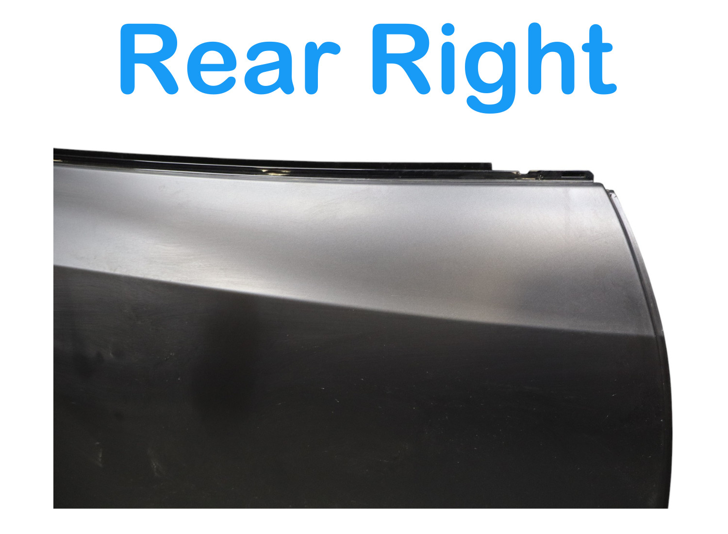 14-22 Maserati Quattroporte Rear Right Passenger Door Panel Shell Cover Gray Oem