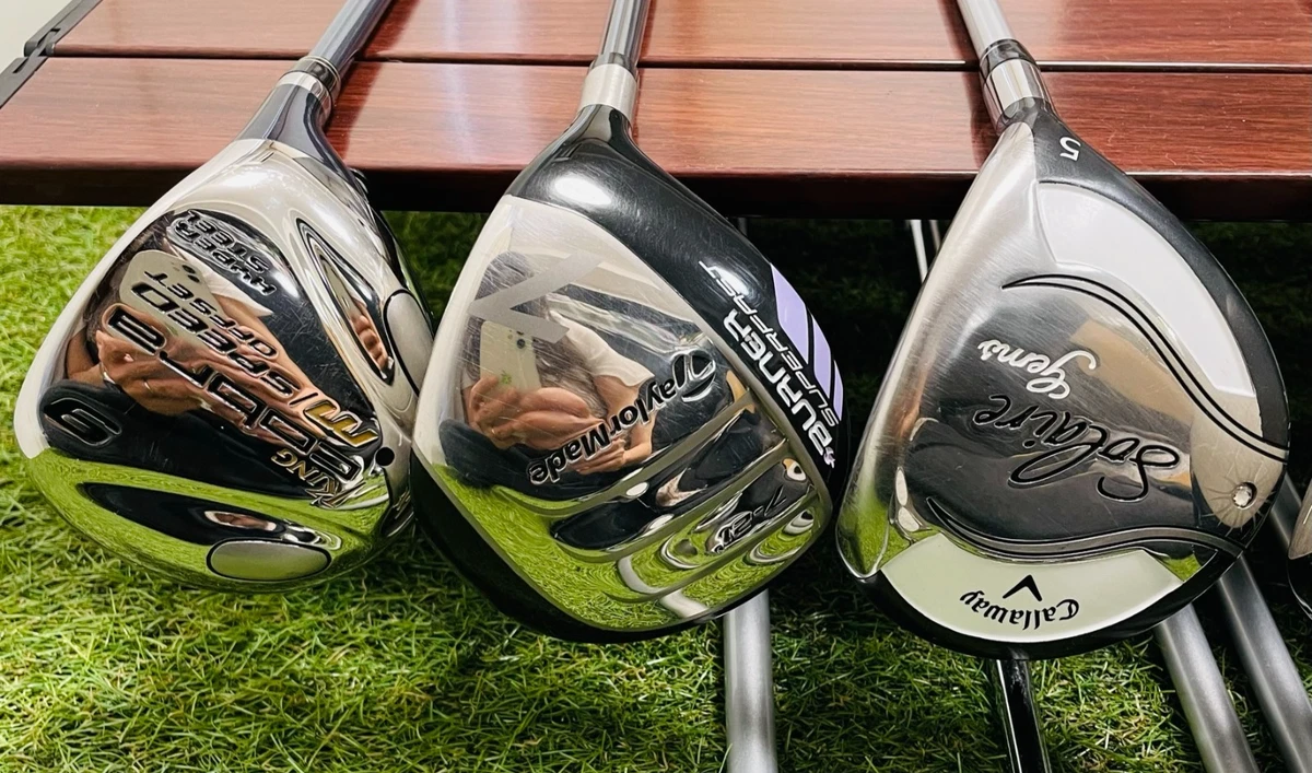 Ladies Titleist Callaway 1W 3W 5W 7W 9W Iron 79PS 10Pcs Golf Clubs RH Women