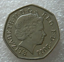 2011. 50p FIFTY PENCE COIN. OLYMPIC  BASKETBALL.