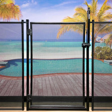 Self-Closing 4-Foot Pool Gate Kit - Lockable, Easy DIY Safety Solution