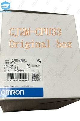 1PC NEW CJ2M-CPU33 New Sealed OMRON PLC Module CJ2M-CPU33 Original box，FAST SHIP