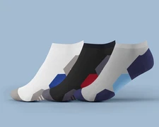 Men's Low Cut Half Cushioned Socks – Cotton Comfort That Moves With You | US