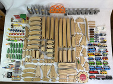 Thomas The Train  Brio Compatible Huge 300 pc. Mixed Lot of Wooden Track/Train