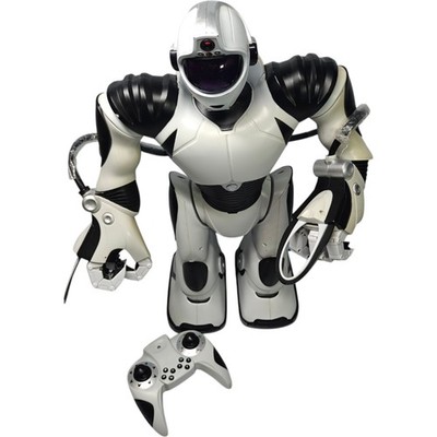Wowee Robosapien V2 24'' Robot Toy White with Remote - FOR PARTS - PARTIALLY FUNC