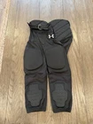 Boys Under Armour 7 Padded Football Compression Pants Black M