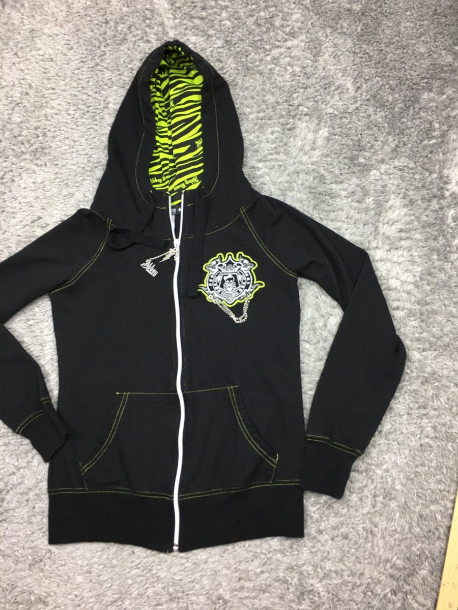 Abbey Dawn Avril Lavigne Black Y2K Goth Grunge Emo Punk Full Zip