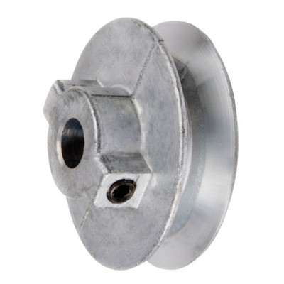 Chicago Die Cast 2 1/2 in. Dia. Zinc Single V Grooved Pulley