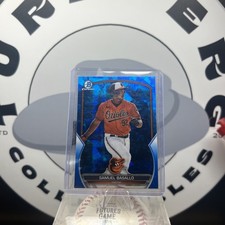 Samuel Basallo Orioles RC 2023 Bowman Chrome Draft Sapphire Edition #BDC-179