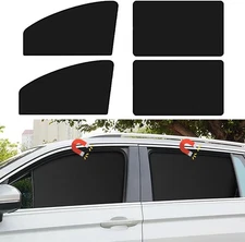 Car Side Window Sun Shades, 4 PCS Sunshades Front&Back 4pcs 