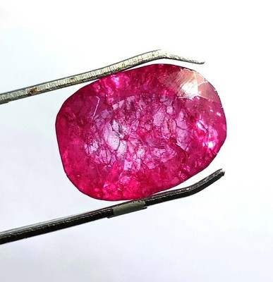 Stunning 9 +Ct Padparadscha Sapphire Oval Shape IGL Natural Loose Gemstone 6FHA