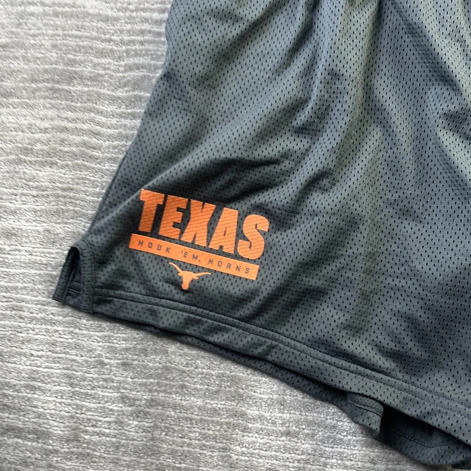 Texas Longhorns Nike Shorts Mens 2XL XXL Gray On Field Mesh - Image 3 of 4