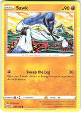 Carta Pokemon Sawk 081/172 Stelle Brillanti BRS NM TCG
