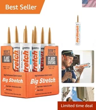 Sealant Caulk Flexible Waterproof Acrylic Latex High Performance 12 Pack