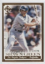 2001 Pacific Private Stock Gold Portraits 17/75 Shawn Green #61 0a1
