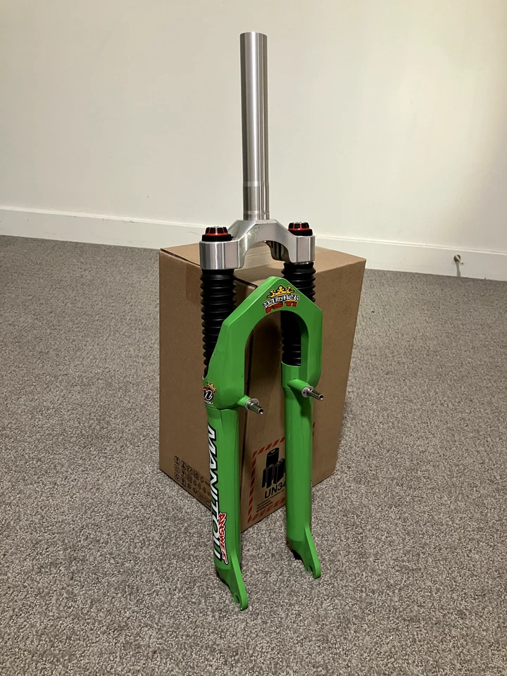 Garfo de MTB Answer Manitou Stroker FS Ti Palmer 80mm perfeito estado vintage - Imagem 3 de 4