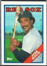 1988 Topps ~ Jim Rice 675 HOF