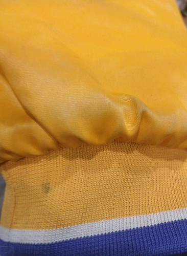 Vtg NFL 1990 Minnesota Vikings Puma Embroidered Team 2 XL Jacket Quilted Lined - Picture 13 of 15