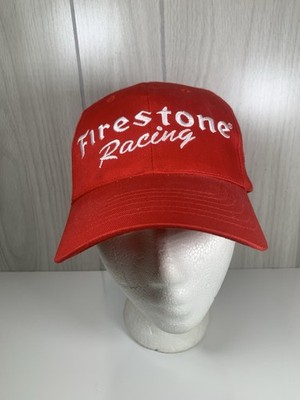 Firestone Racing Hat Cap Snap Back Mens One Size Red Embroidered