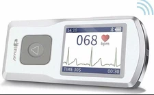 EMAY Bluetooth Portable ECG/EKG Monitor For iPhone & Android mac & Windows EMG20